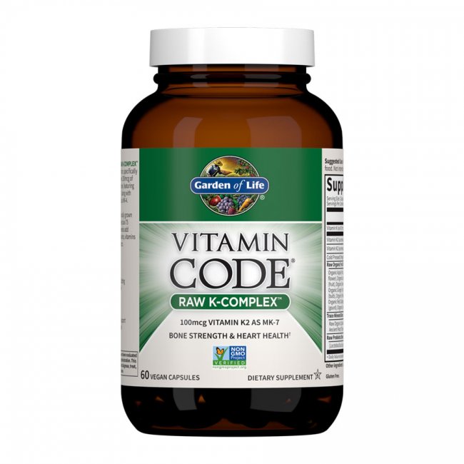 Vitamín K - komplex, Raw, 60 kapsúl