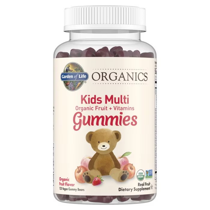 Mykind Organics - žuvací multivitamín pre deti z organického ovocia, 120 gumídkov