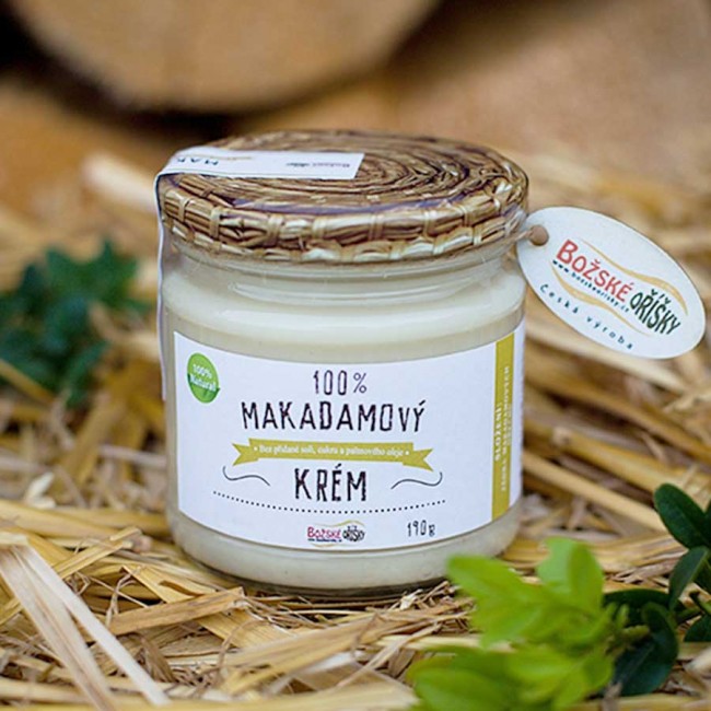 100% Makadamový krém, 190 g