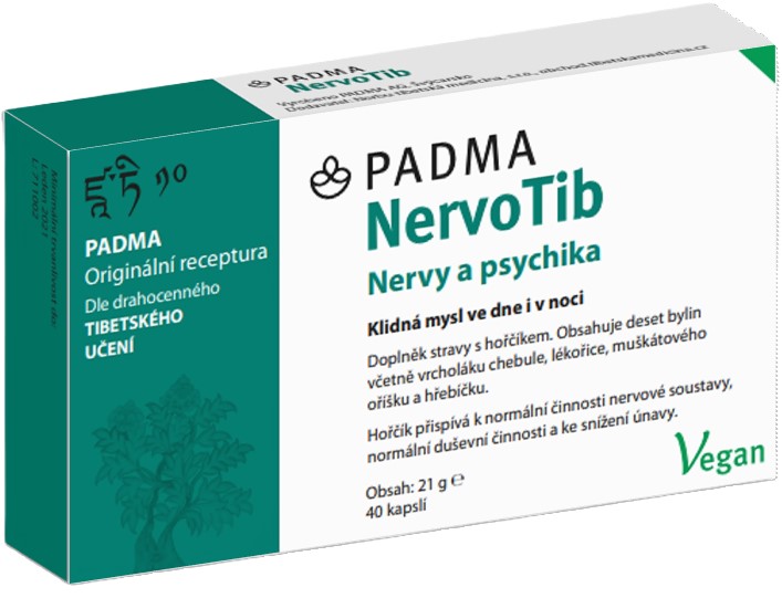 NervoTib - nervová sústava s horčíkom, 40 kapsúl