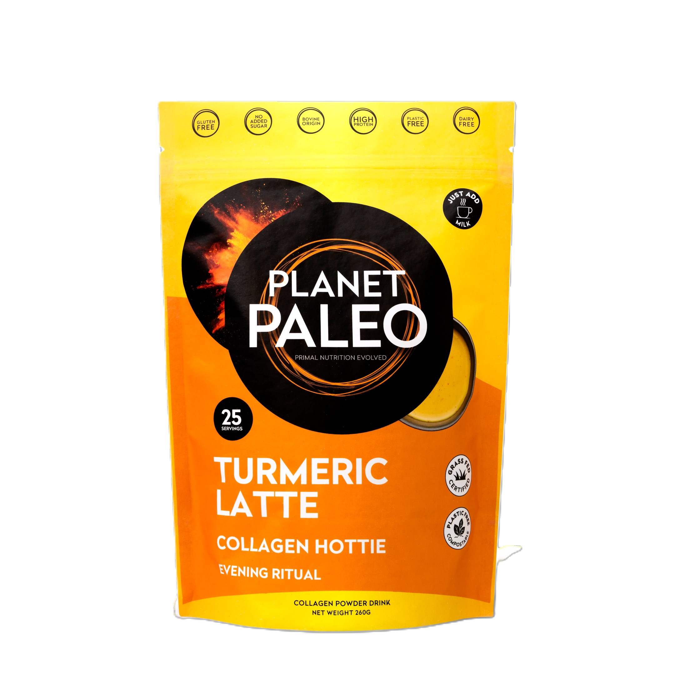 Pure Collagen Turmeric Latte - kurkuma latté, 260 g