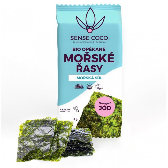 Pražené morské riasy, 5 g