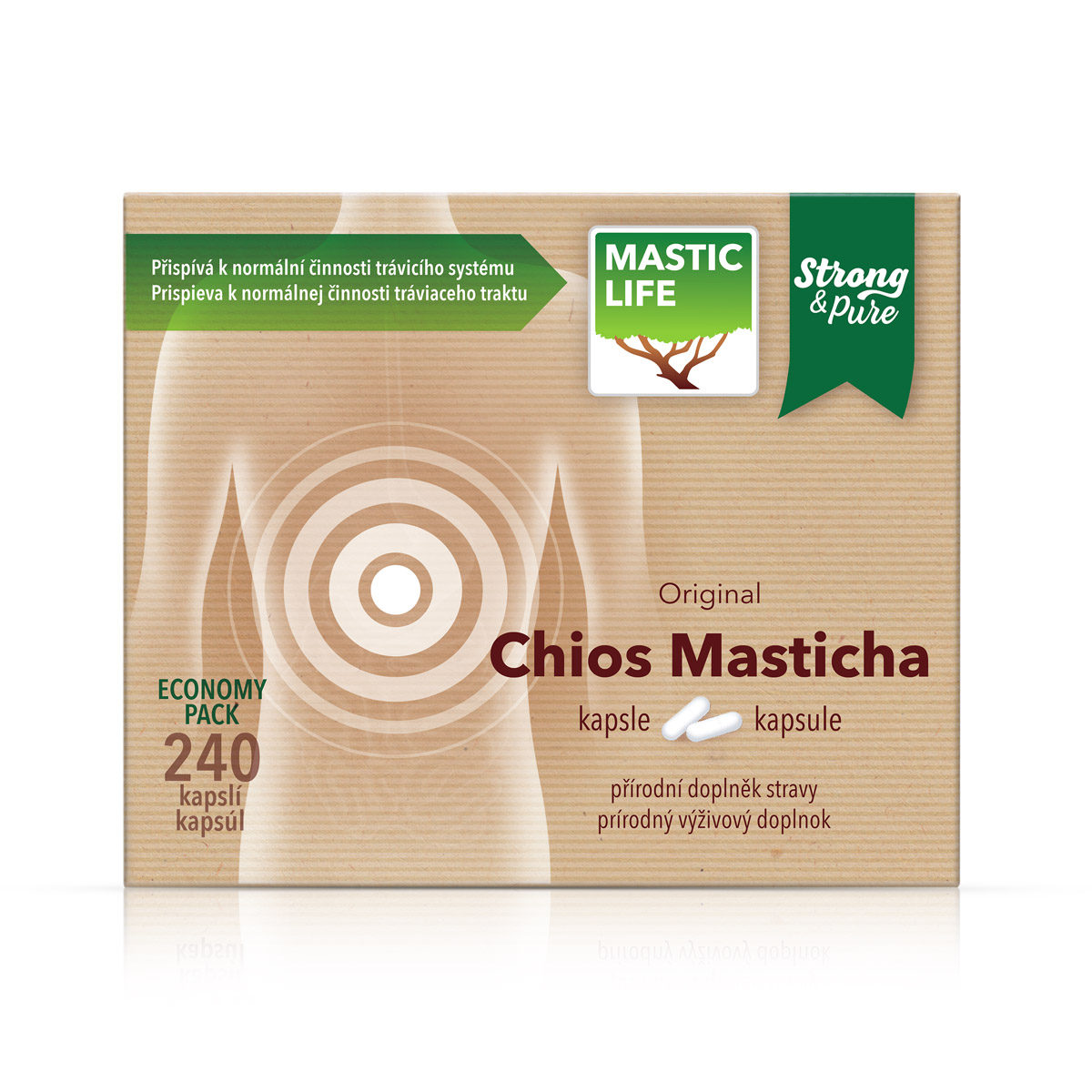 Mastichové kapsuly, 100% masticha 200 + 40 kapsúl ZDARMA