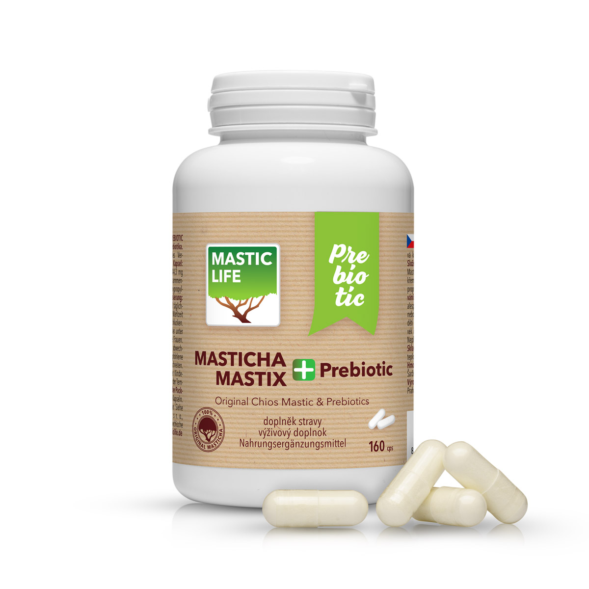 Prebiotic Chios Masticha, 160 kapsúl