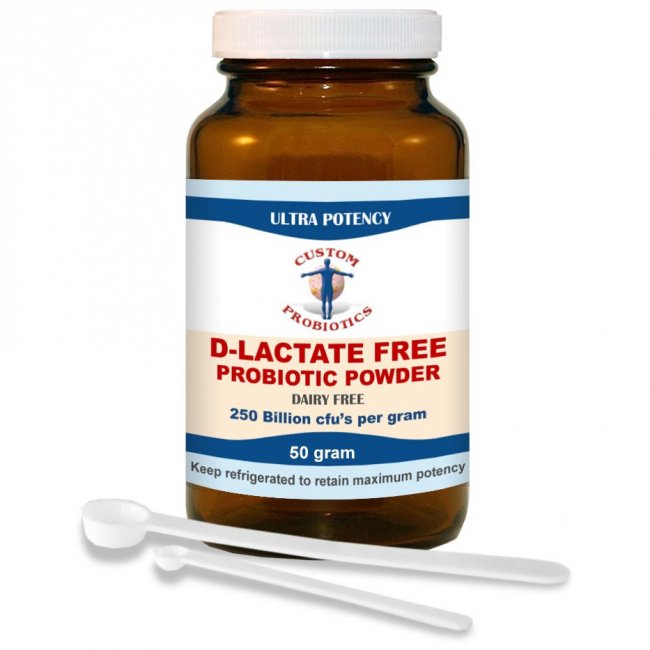 Probiotiká bez D-laktátu v prášku, 50 g
