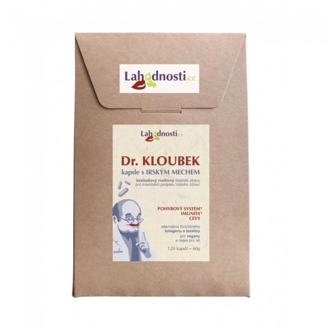Dr. Kloubek - kapsuly s írskym machom, 120 kapsúl