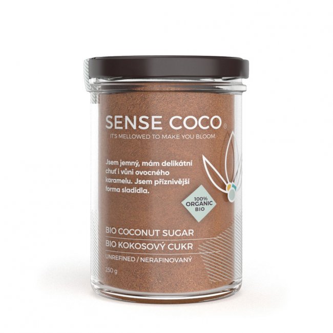 100% Bio kokosový cukor, 250 g