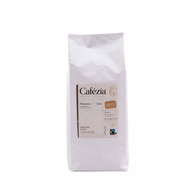 DARK ROAST zrnková tmavo pražená biokáva, 1000 g