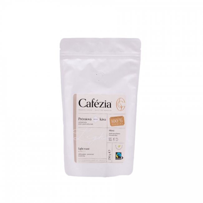 LIGHT ROAST mletá jemne pražená BIO káva, 250 g