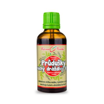 Priedušky - suchý K. (tinktúra), 50 ml
Priedušky - suchý K. (tinktúra) 50 ml