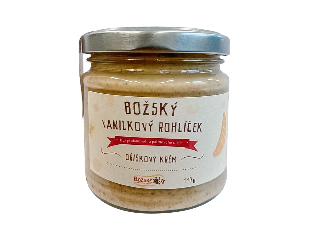 Orieškový krém Božský Vanilkový rožok, 190 g