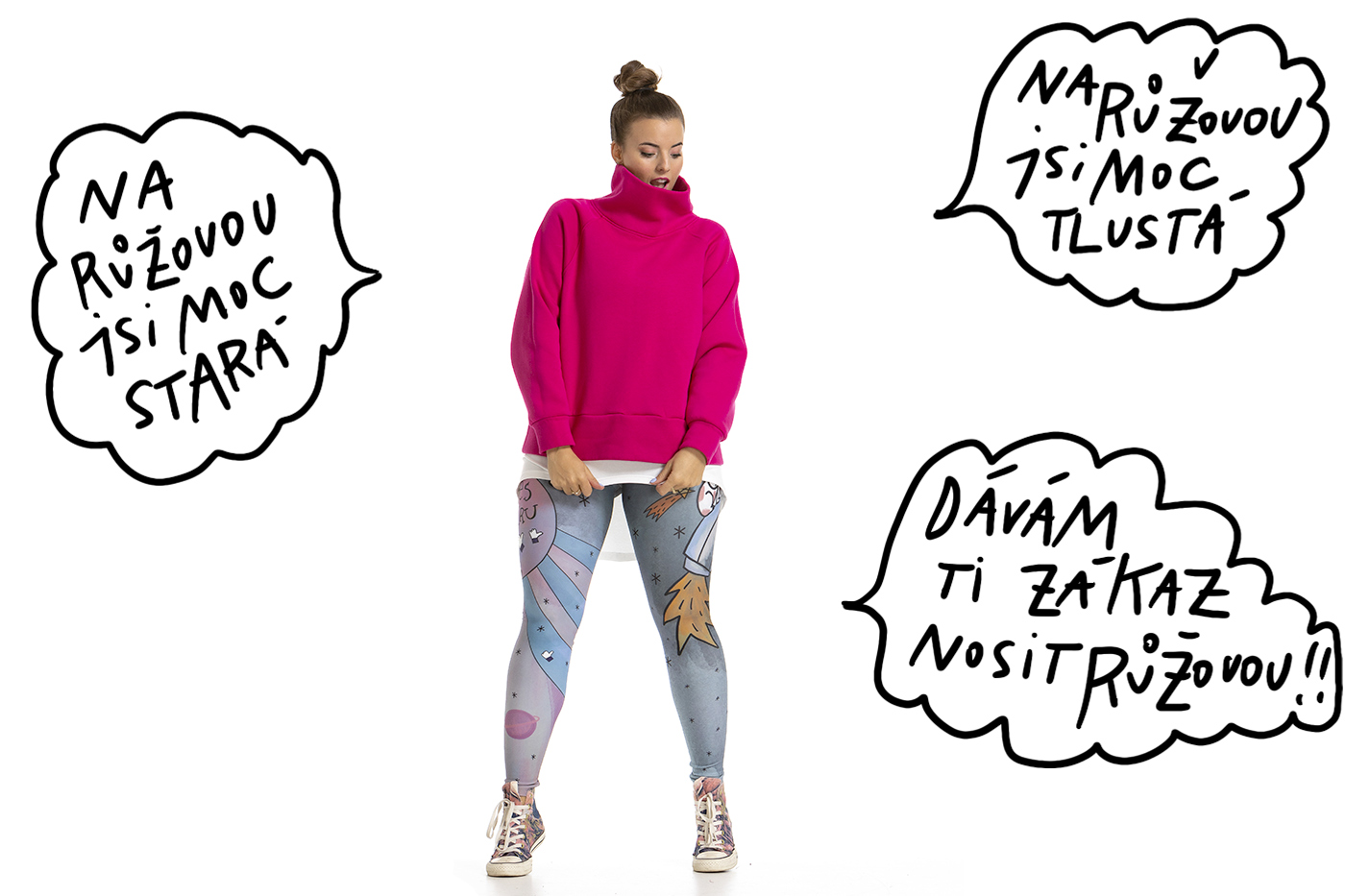 Petruccya o růžové a purpurové nebo-li magentě