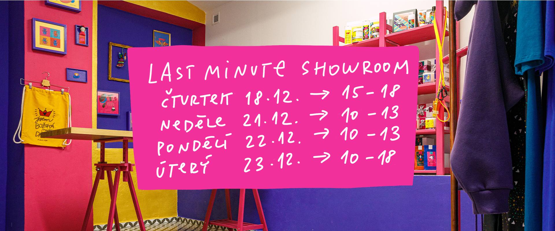 Last minute showroom