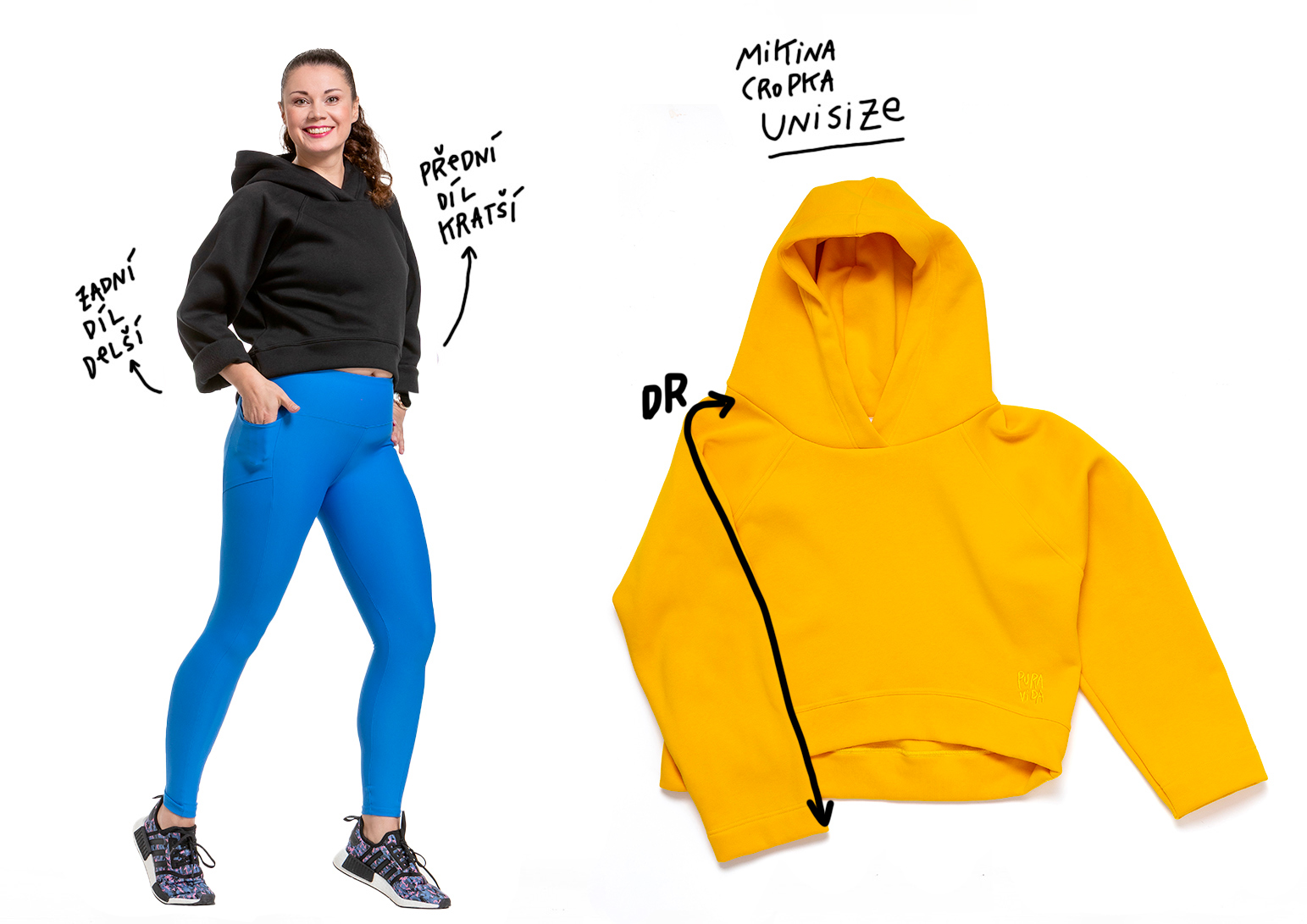 puravidashop_mikina_crop_delka_rukavu_cerna