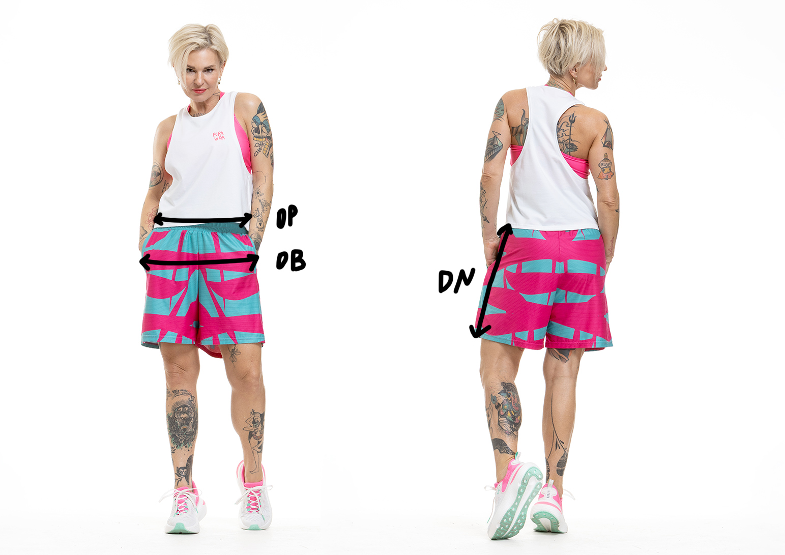 puravidashop_sortky_volne_tyrkysflower_detail