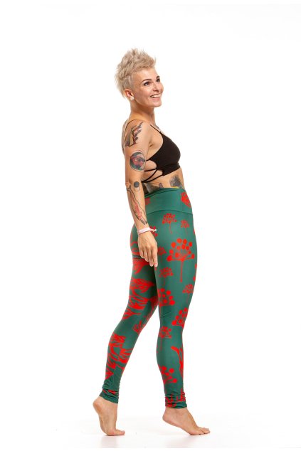 Legíny RED LOVE (Legíny velikost L/XL)