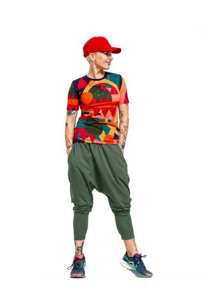 puravidashop teplaky dance khaki 01