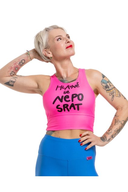 puravidashop damsky sportovni top hlavne se neposrat 02