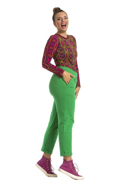 puravida damske teplaky fancy zelene 07