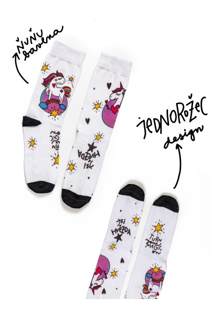Dámské ponožky JEDNOROŽEC
