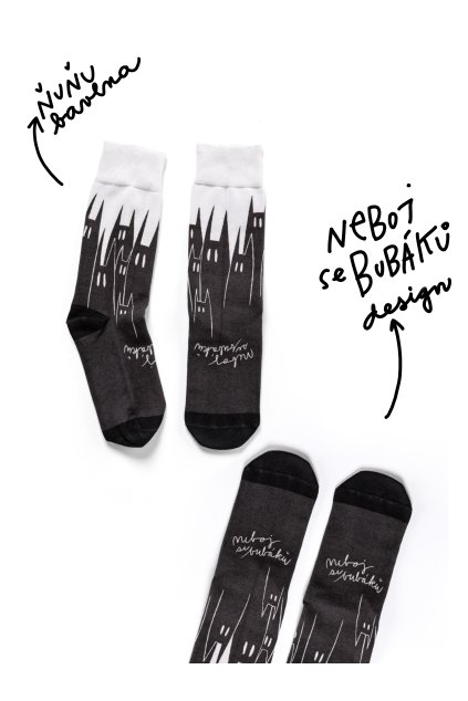 Dámské ponožky NEBOJ SE BUBÁKŮ