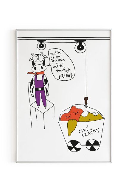 puravidashop ztracenne plakat kravy