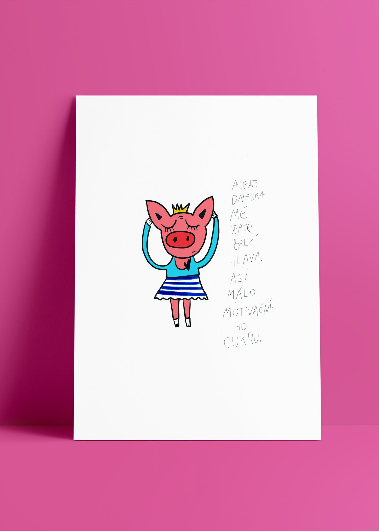 Petruccya pro Pura Vida Plakát OLIVKA A CUKR Rozměr: 40x50 cm