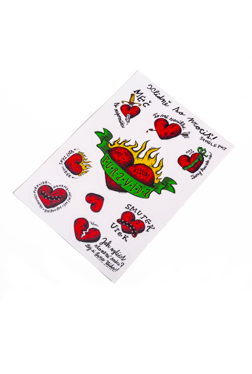 Pura Vida Samolepky arch PROŽIJ TO