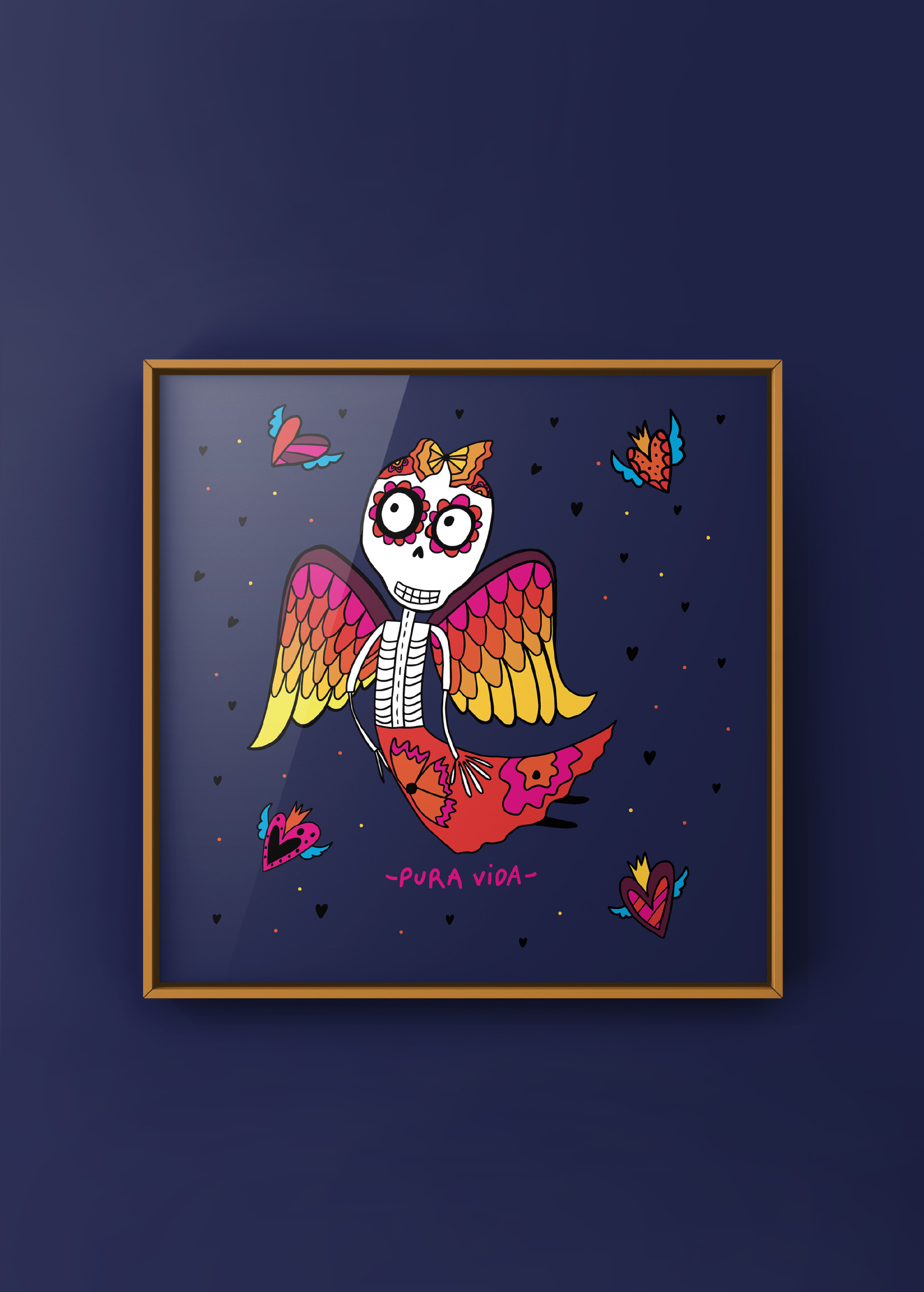 Petruccya pro Pura Vida Plakát PANÍ DUŠÍNKOVÁ Rozměr: 25x25 cm