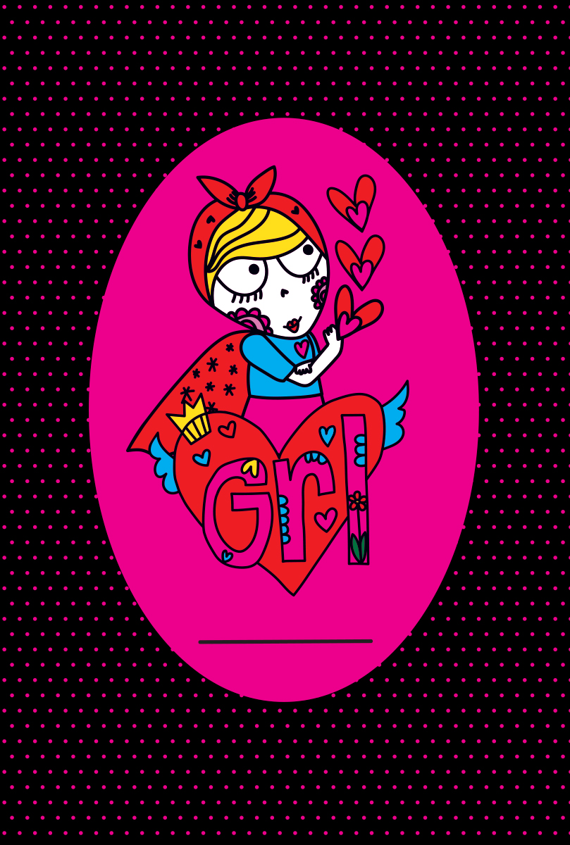 Petruccya pro Pura Vida Plakát GIRL POWER Rozměr: 30x40 cm