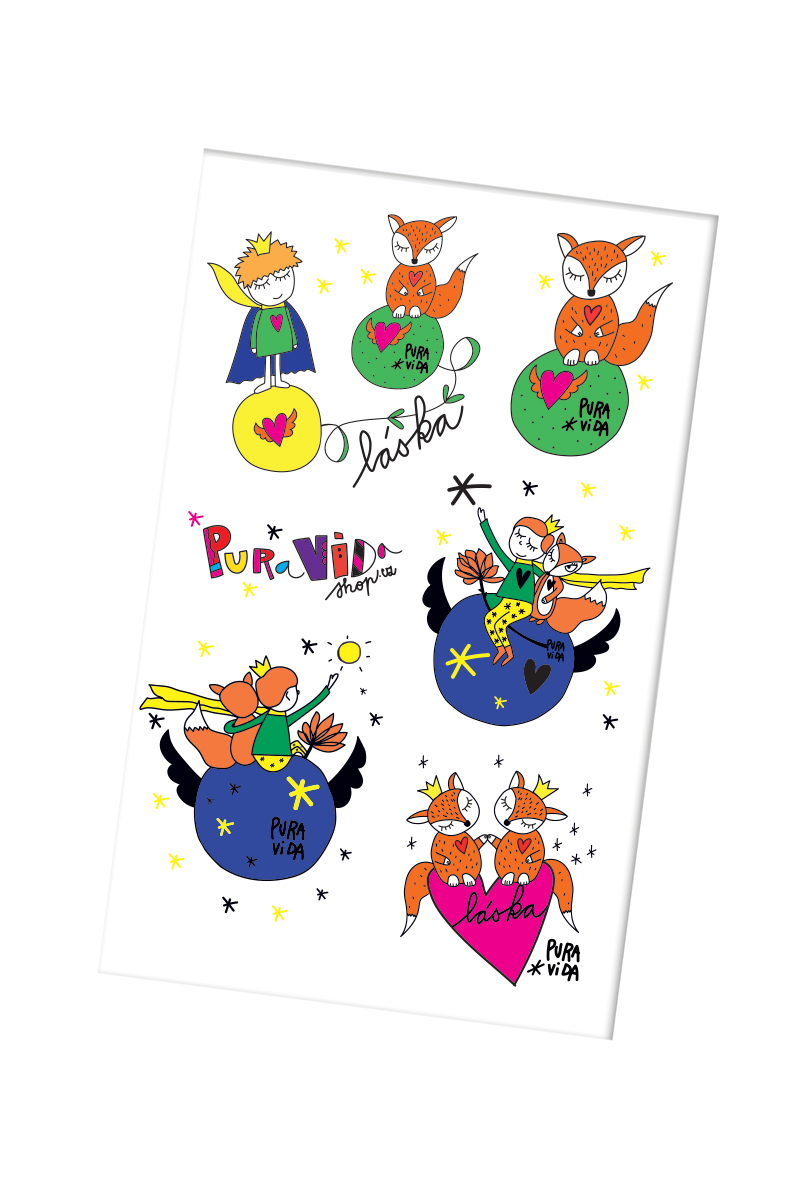 Pura Vida Samolepky arch MALÝ PRINC