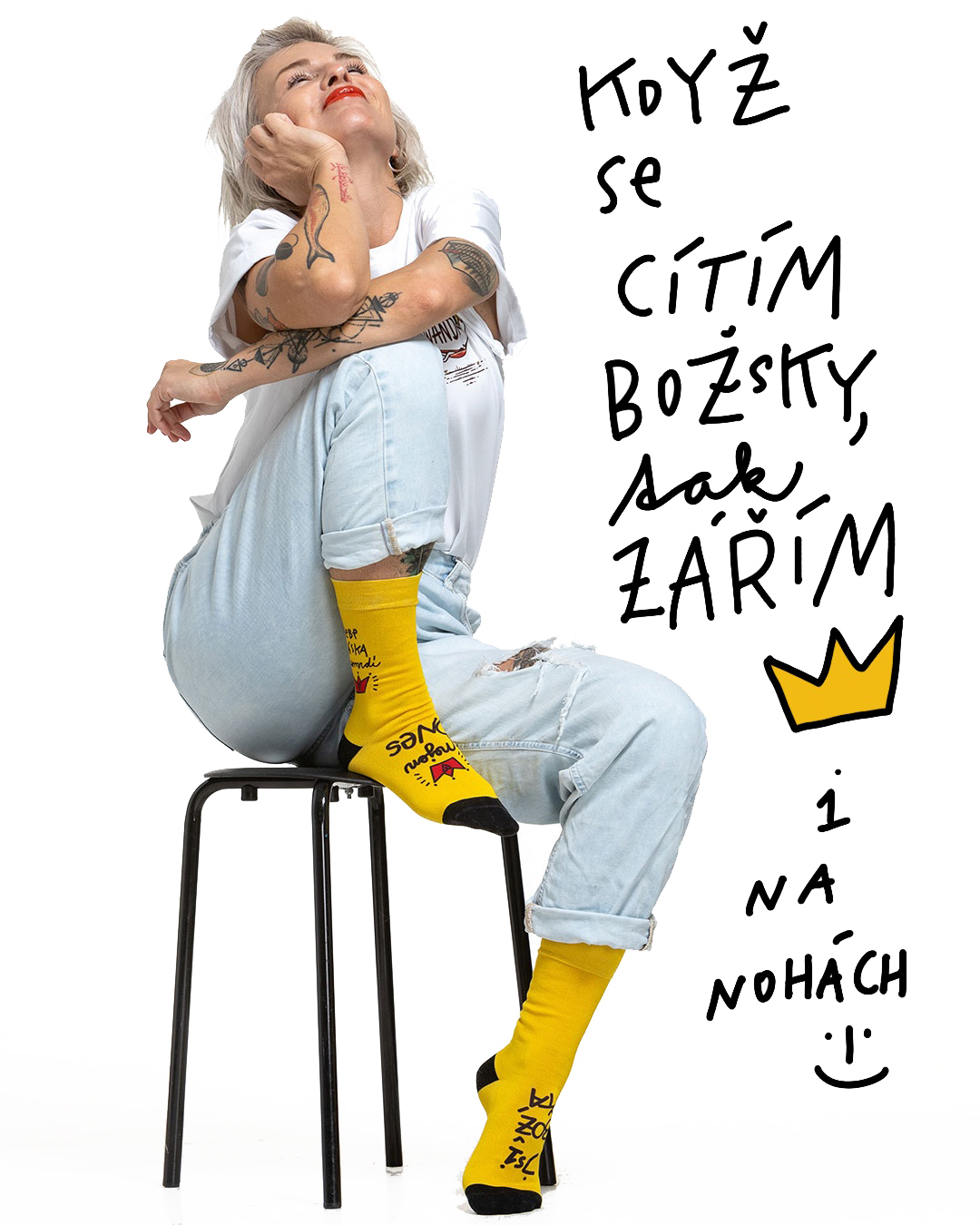 Pura Vida Dámské ponožky BOŽSKÁ Velikost: S/M (37-41)