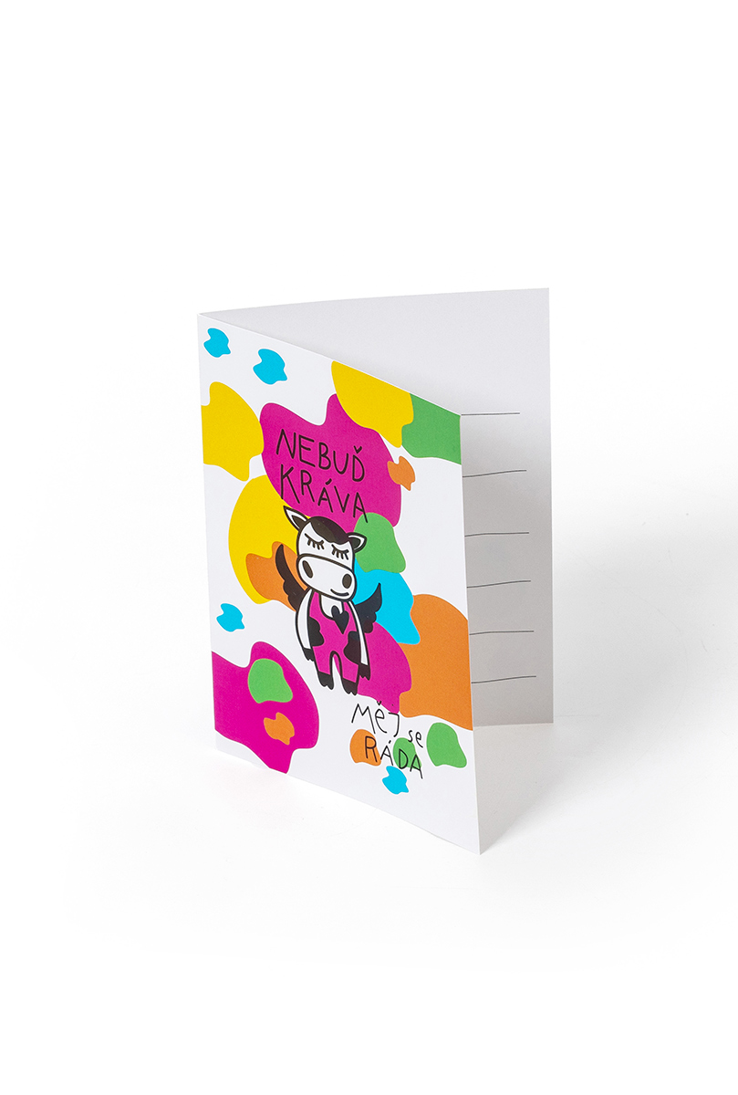 Pura Vida Přáníčko NEBUĎ KRÁVA