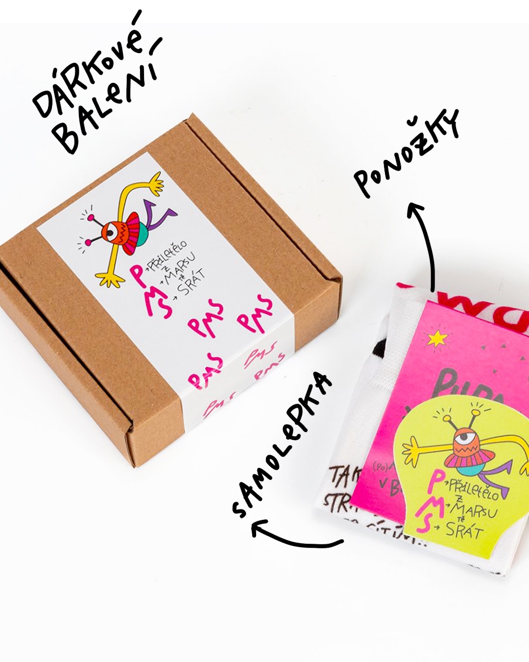 Pura Vida Dárková sada ponožková PMS