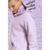 puravida mikina moody lila kapuce