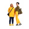 puravida damska bomber mikina YELLOW BLACK 04