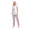 puravida damske pyzamo srdicka s kratkym rukavem 02