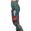 puravidashop damske leginy dlouhe frida a kocka detail 02