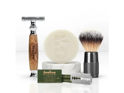 BB Shaving Range Bamboo Kit Contents Only