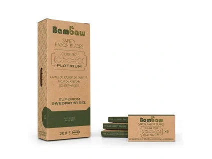 bambaw safety razor blades packaging