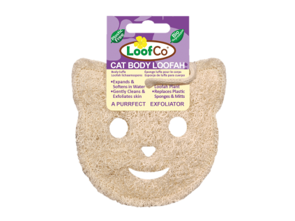 cat loofah