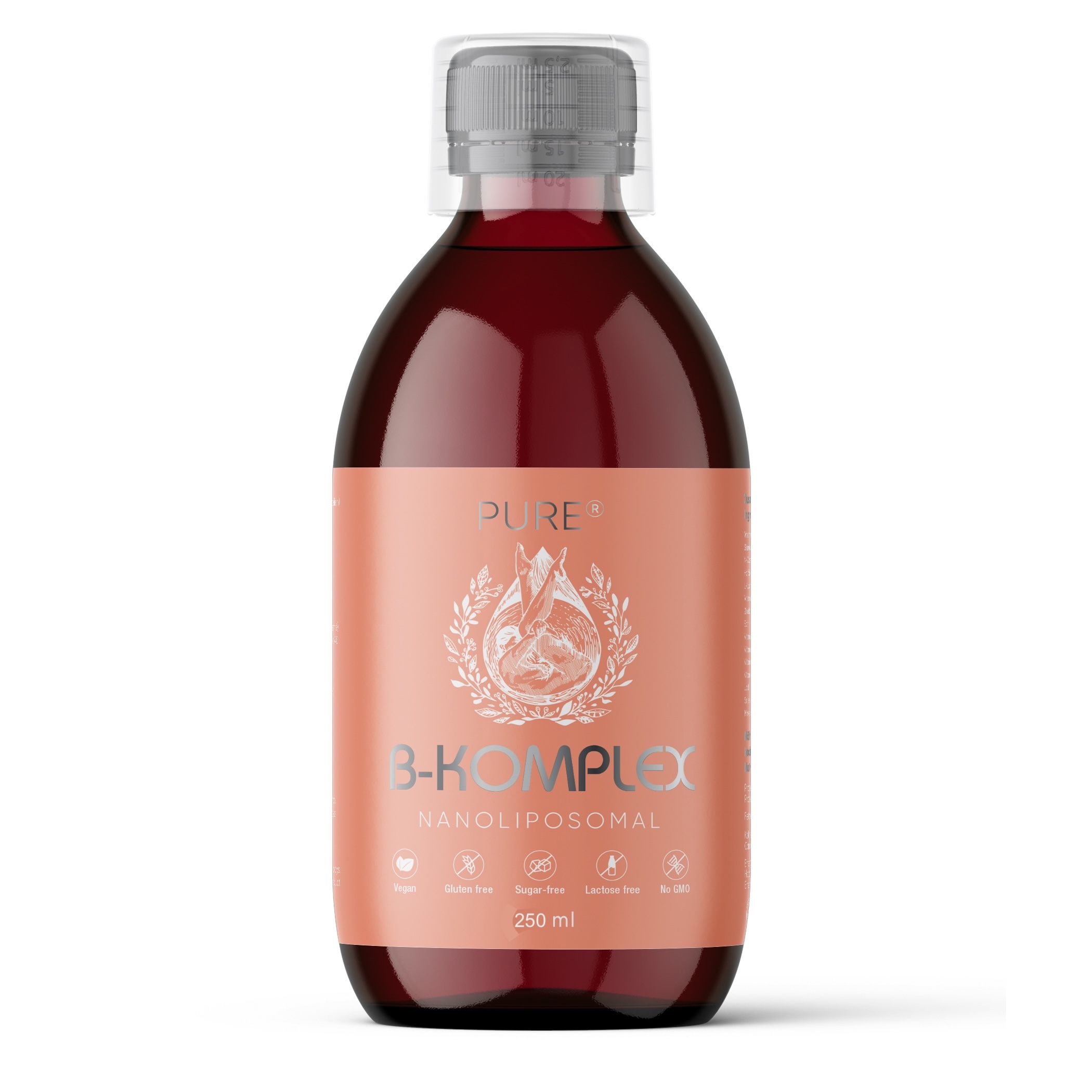 PURE B-KOMPLEX – tekutý nanolipozomální komplex vitaminů skupiny B