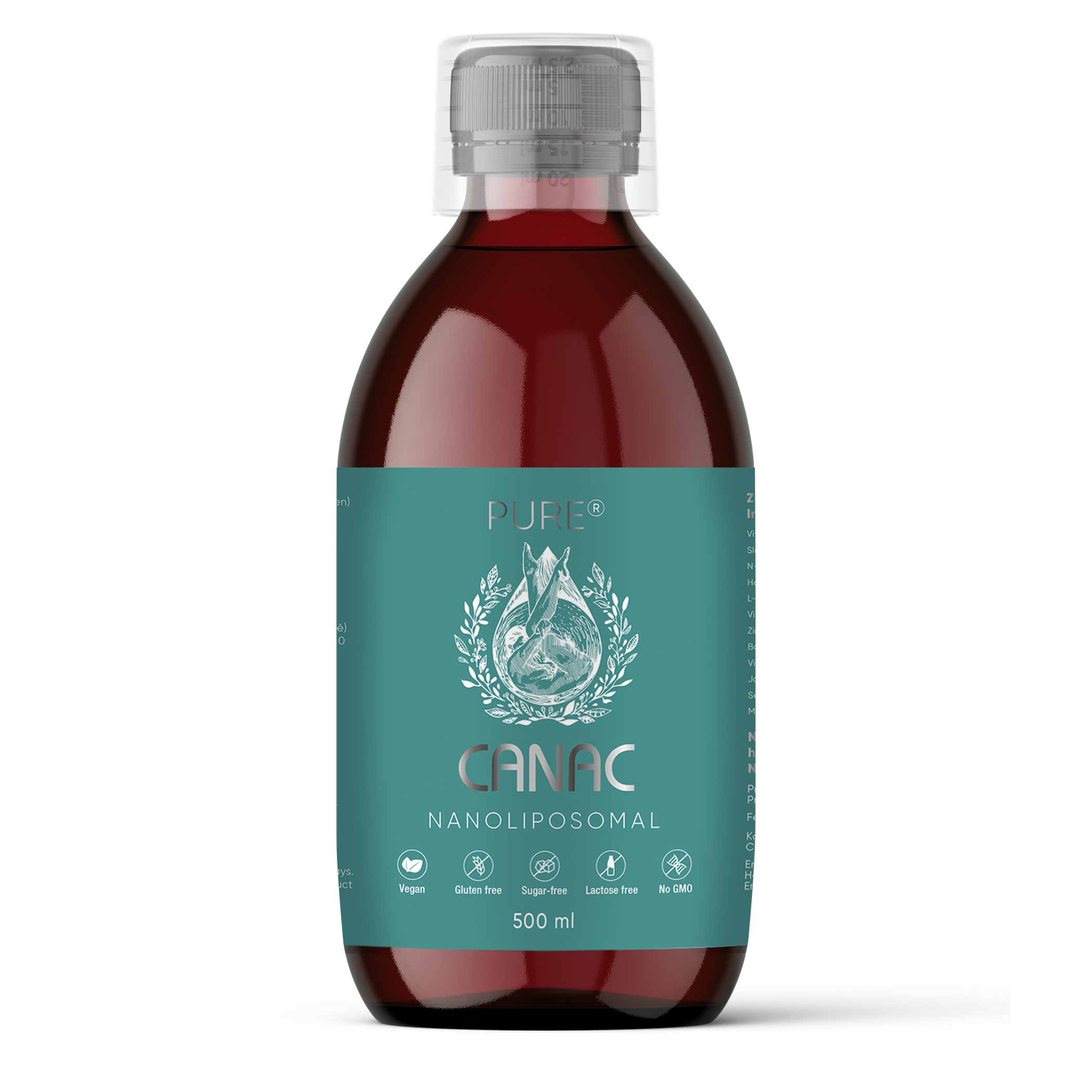 PURE CANAC 500 ml – varianta s jódem nebo bez přidaného jódu