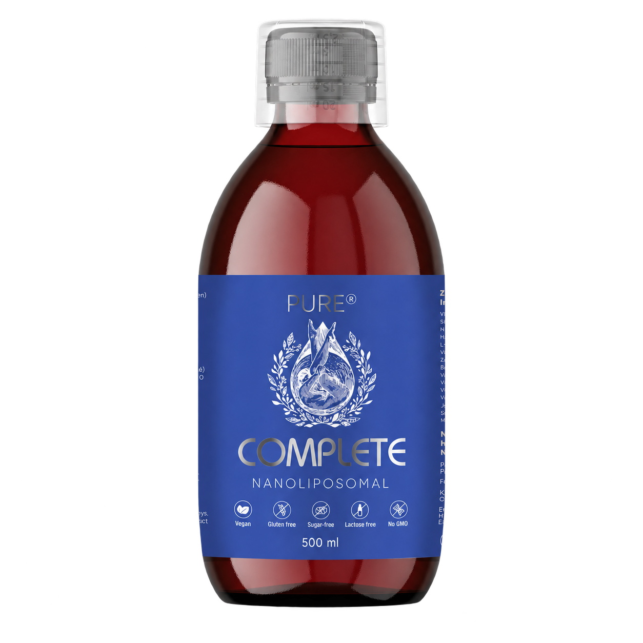 PURE COMPLETE – nanolipozomální komplex s aktivními vitaminy B6, B9 a B12