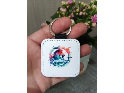 Kožený přívěsek Střelec