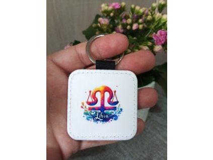 Kožený přívěsek Váhy