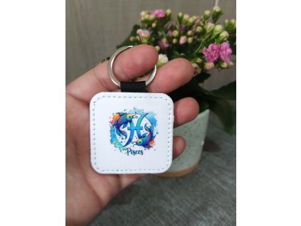 Kožený přívěsek Ryby