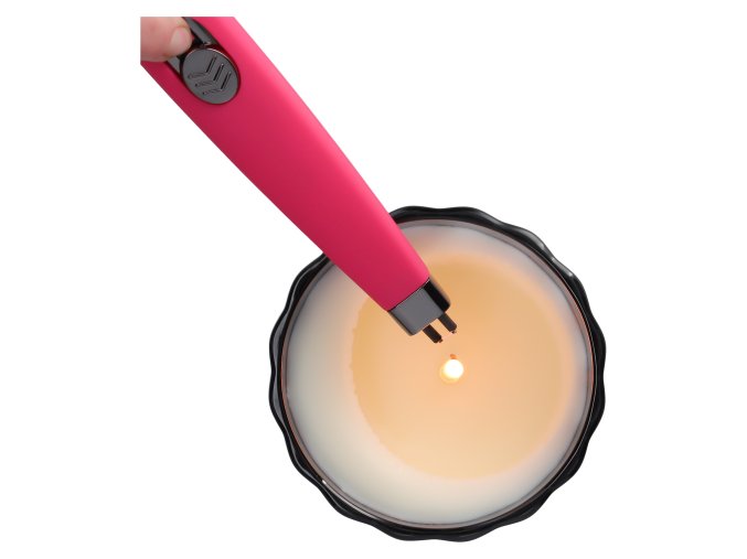 ZAPALOVAČ PureFlame růžový zapálení svíčky