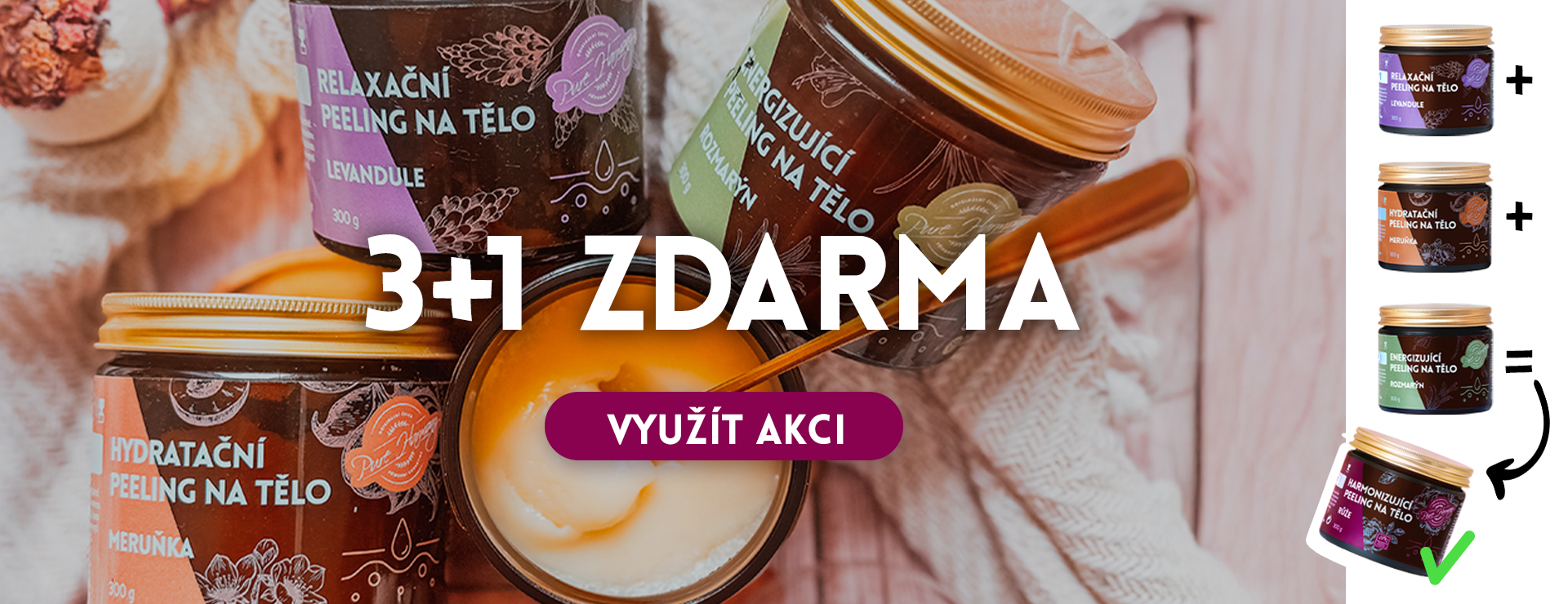 3+1 zdarma na kategorii suchá pokožka