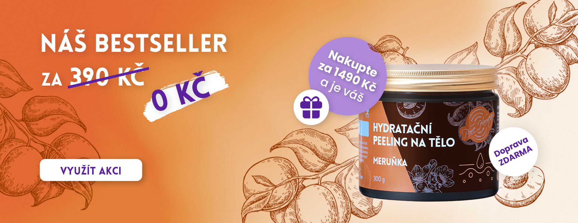 Dárek zdarma nad 1490 Kč - Peeling Meruňka